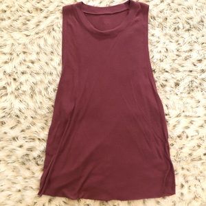Alo Yoga heat wave Ribbed Tank Top Small